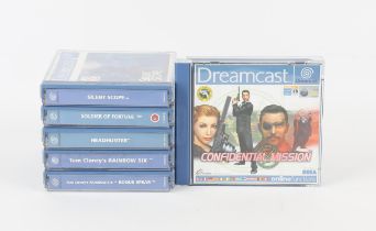 Sega Dreamcast Shooter bundle (PAL) Games include: Headhunter, Confidential Mission,