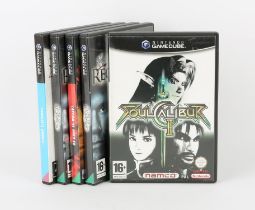 Nintendo GameCube Fighting bundle (PAL) Games include: Soul Calibur 2, WWF Day of Reckoning 2 (x2),