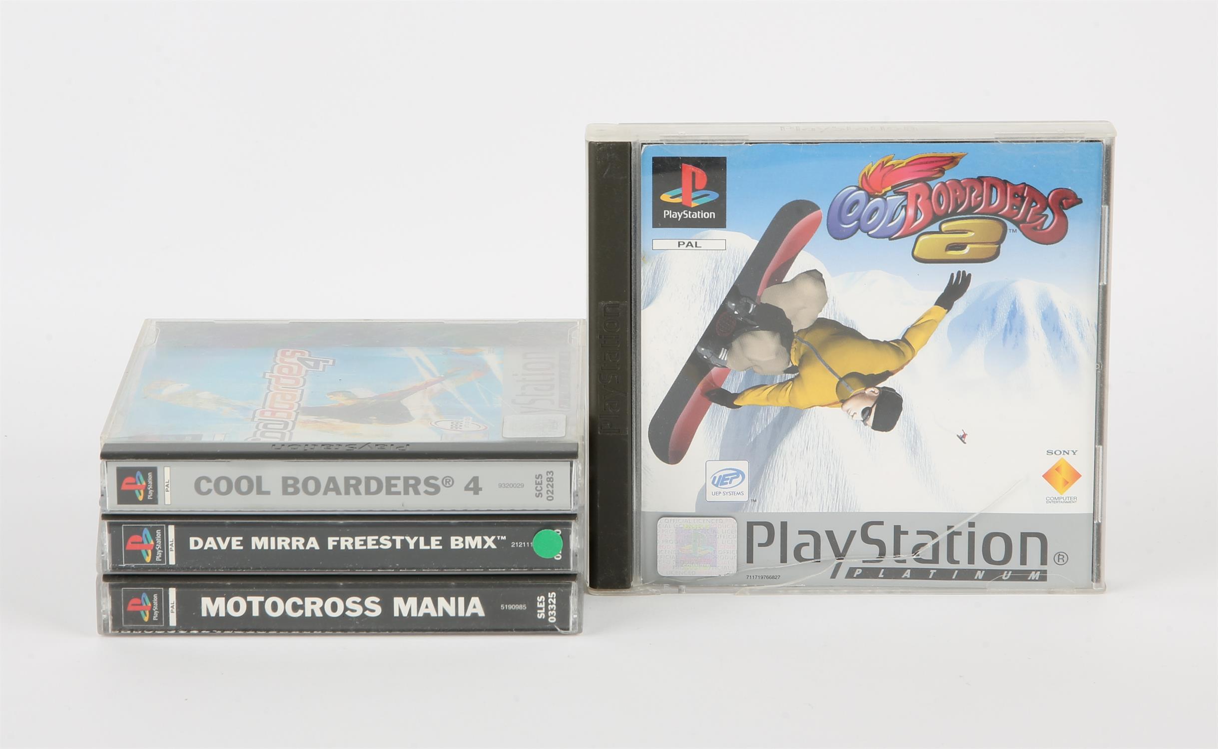 PlayStation 1 (PS1) Extreme Sports bundle (PAL) Games include: Cool Boarders 2 [Platinum],