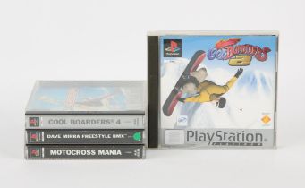 PlayStation 1 (PS1) Extreme Sports bundle (PAL) Games include: Cool Boarders 2 [Platinum],