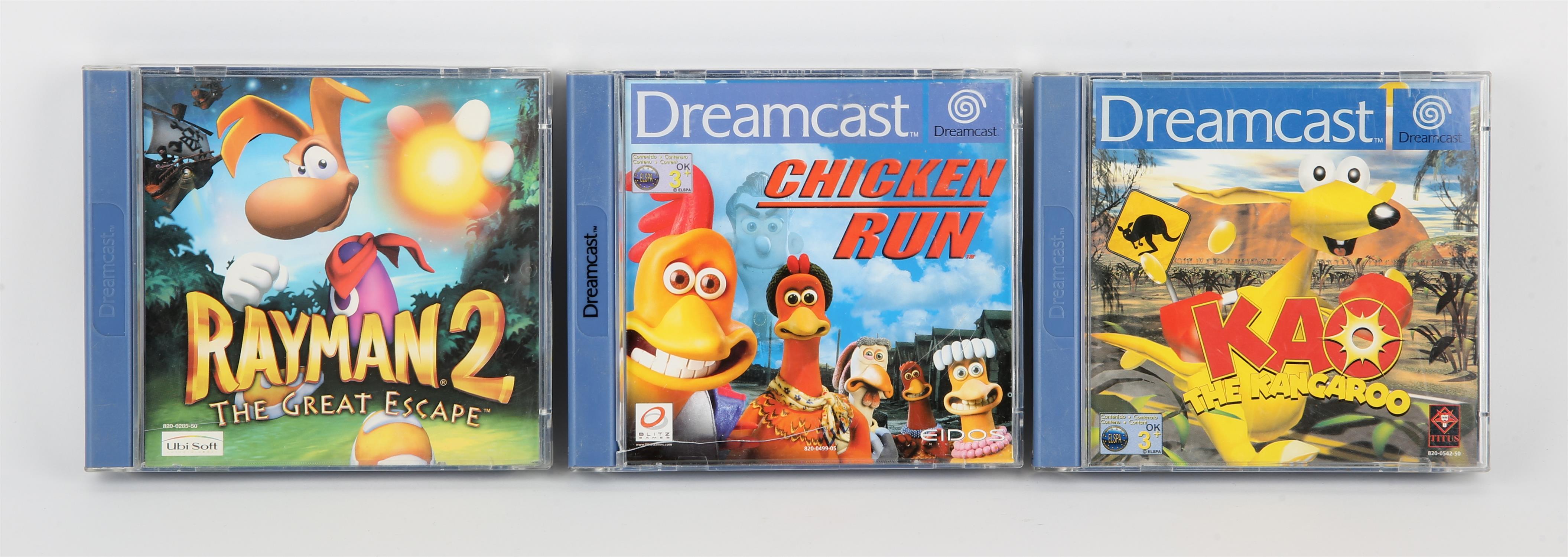Sega Dreamcast Animation/Adventure bundle (PAL) Games include: Rayman 2: The Great Escape,