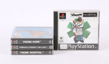 PlayStation 1 (PS1) Strategy/Sim bundle (PAL) Games include: Theme Hospital (x2),