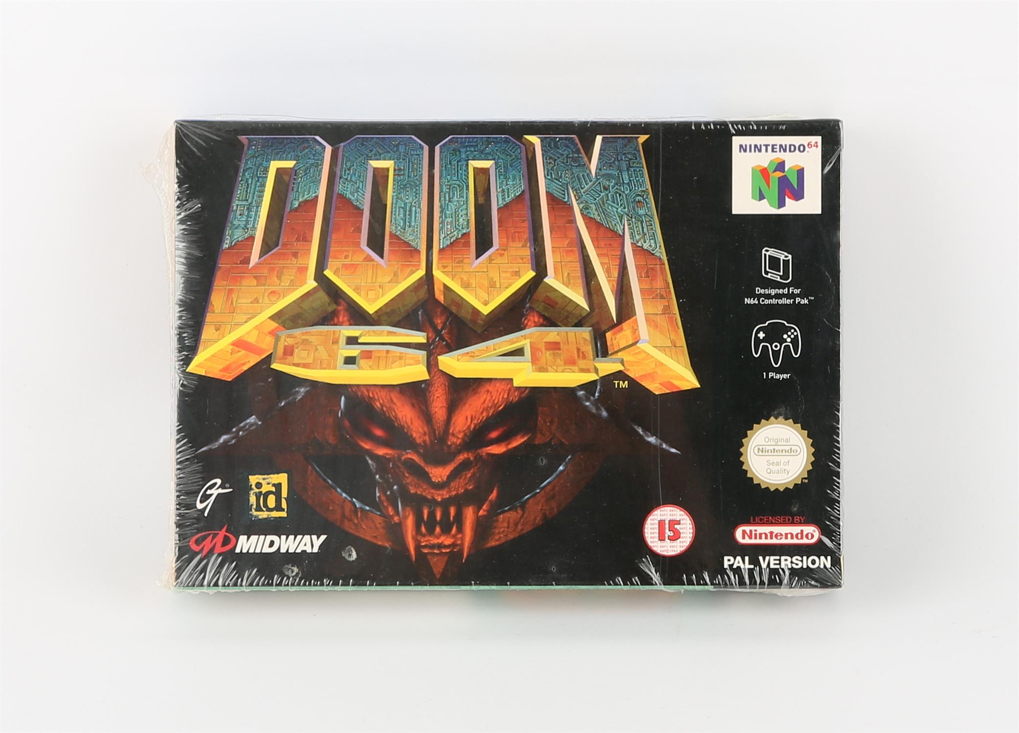 Nintendo 64 (N64) Doom 64 factory sealed game (PAL)