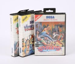 Sega Master System Arcade Side-Scroller bundle (PAL) Games include: Streets of Rage,