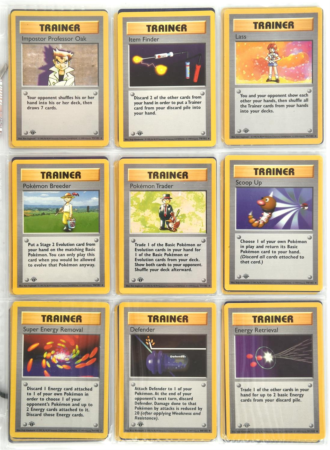 Pokemon TCG. Pokemon 1st edition Base Set Complete 102/102 cards. Includes the iconic 1st edition - Image 6 of 20