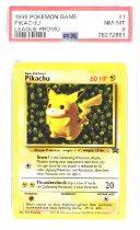 Pokemon TCG. Pikachu Number 1 Black Star Promo Pokemon League Non-Holo PSA 8. This item is from the