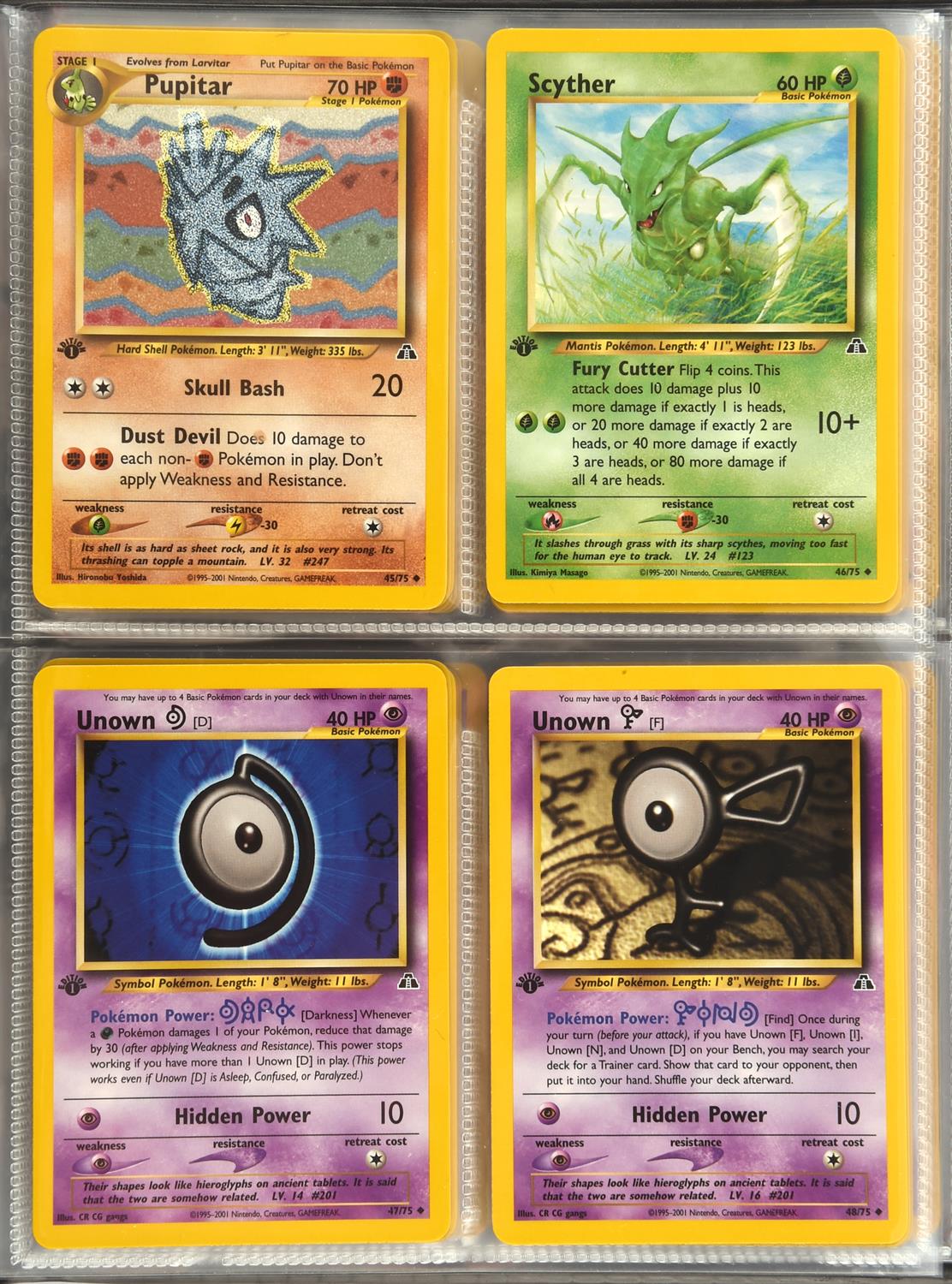 Pokemon TCG. 1st edition Neo Discovery complete uncommon and common set, numbers 37-75. - Image 3 of 11
