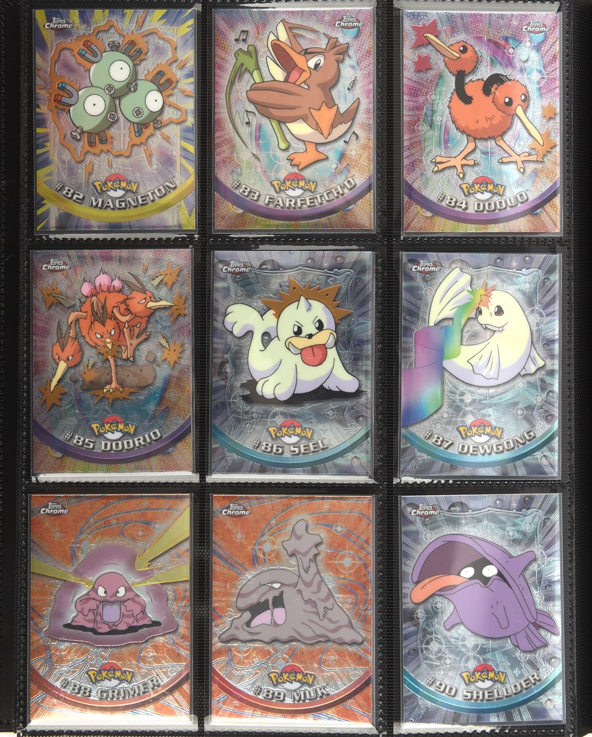 Pokemon TCG. Topps Chrome Trading Cards Series 1 & 2 complete base sets, all 151 original Pokemon - Image 13 of 18