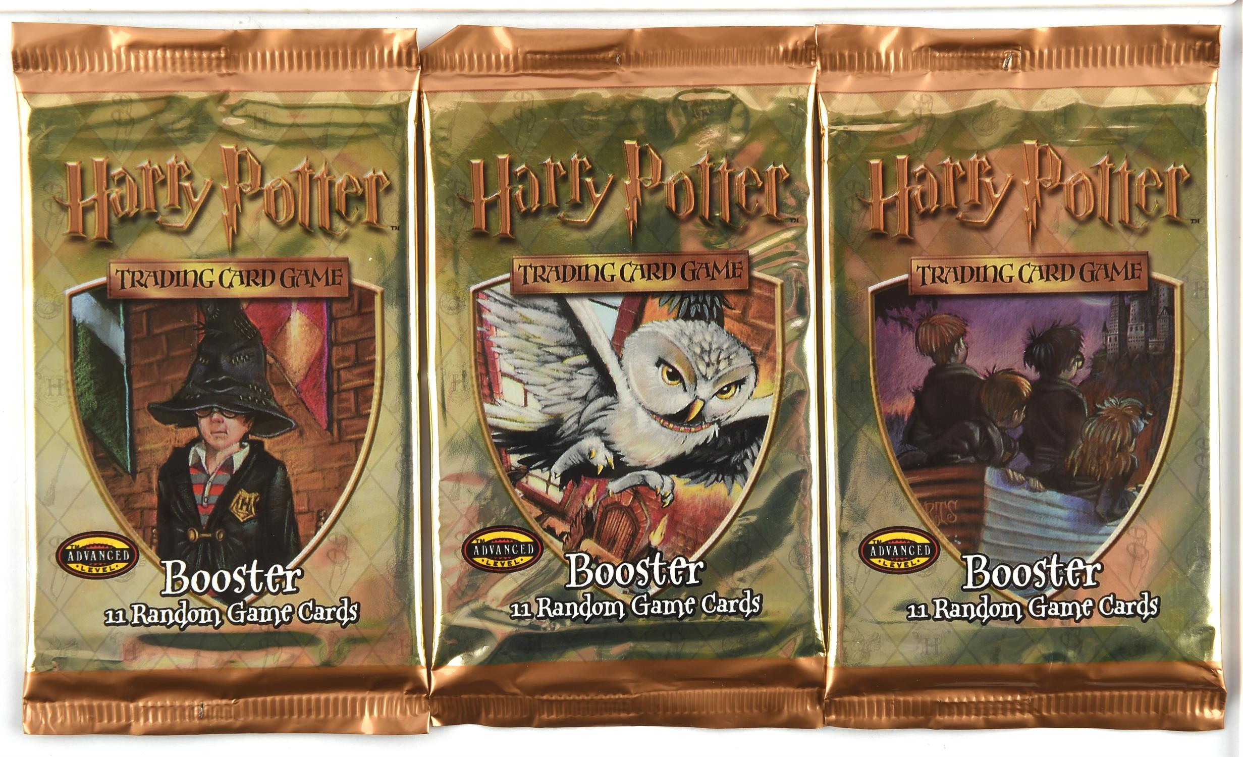 Harry Potter TCG. Sealed Artset of Harry Potter Base Set Booster Packs. This item is from the