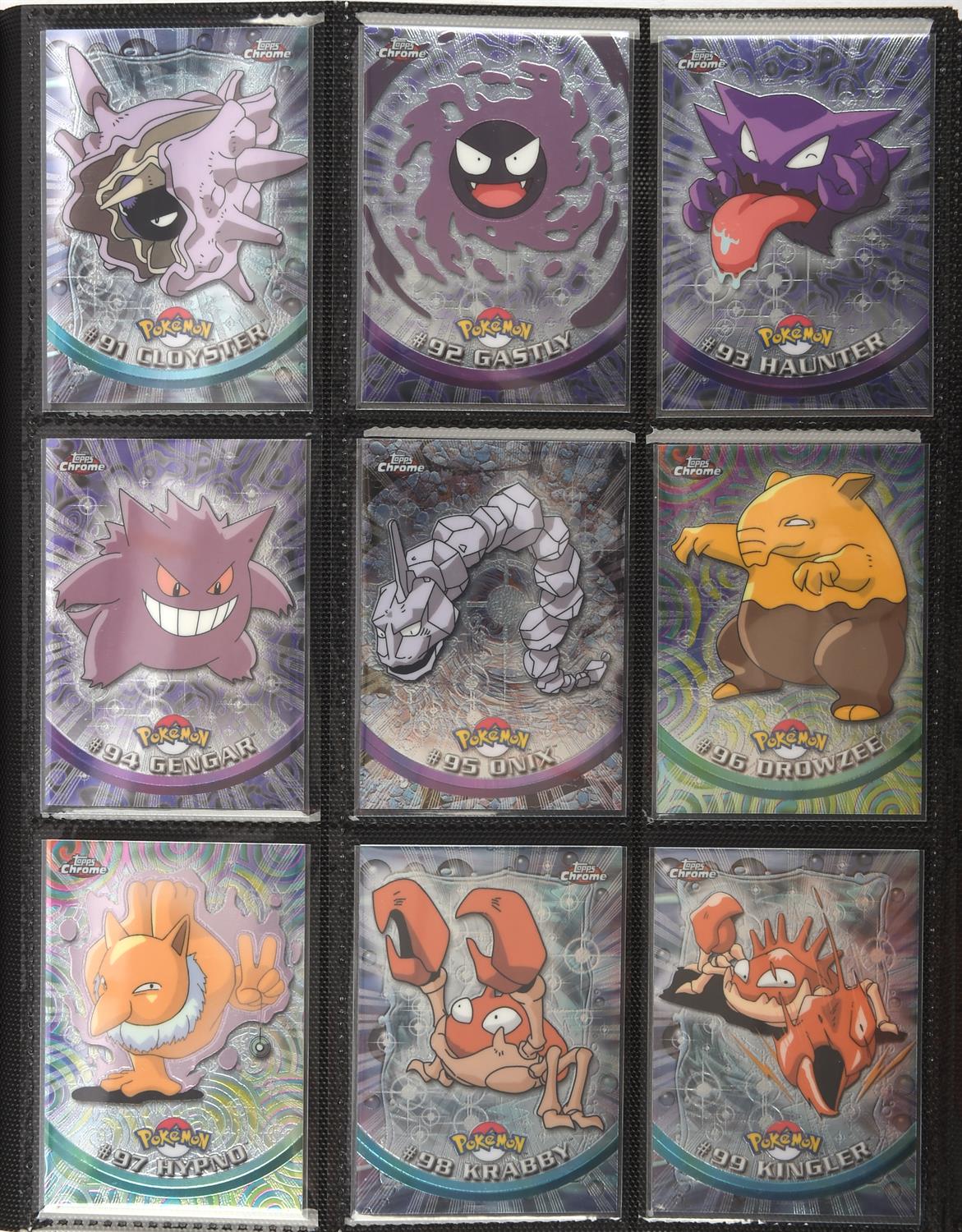 Pokemon TCG. Topps Chrome Trading Cards Series 1 & 2 complete base sets, all 151 original Pokemon - Image 6 of 18