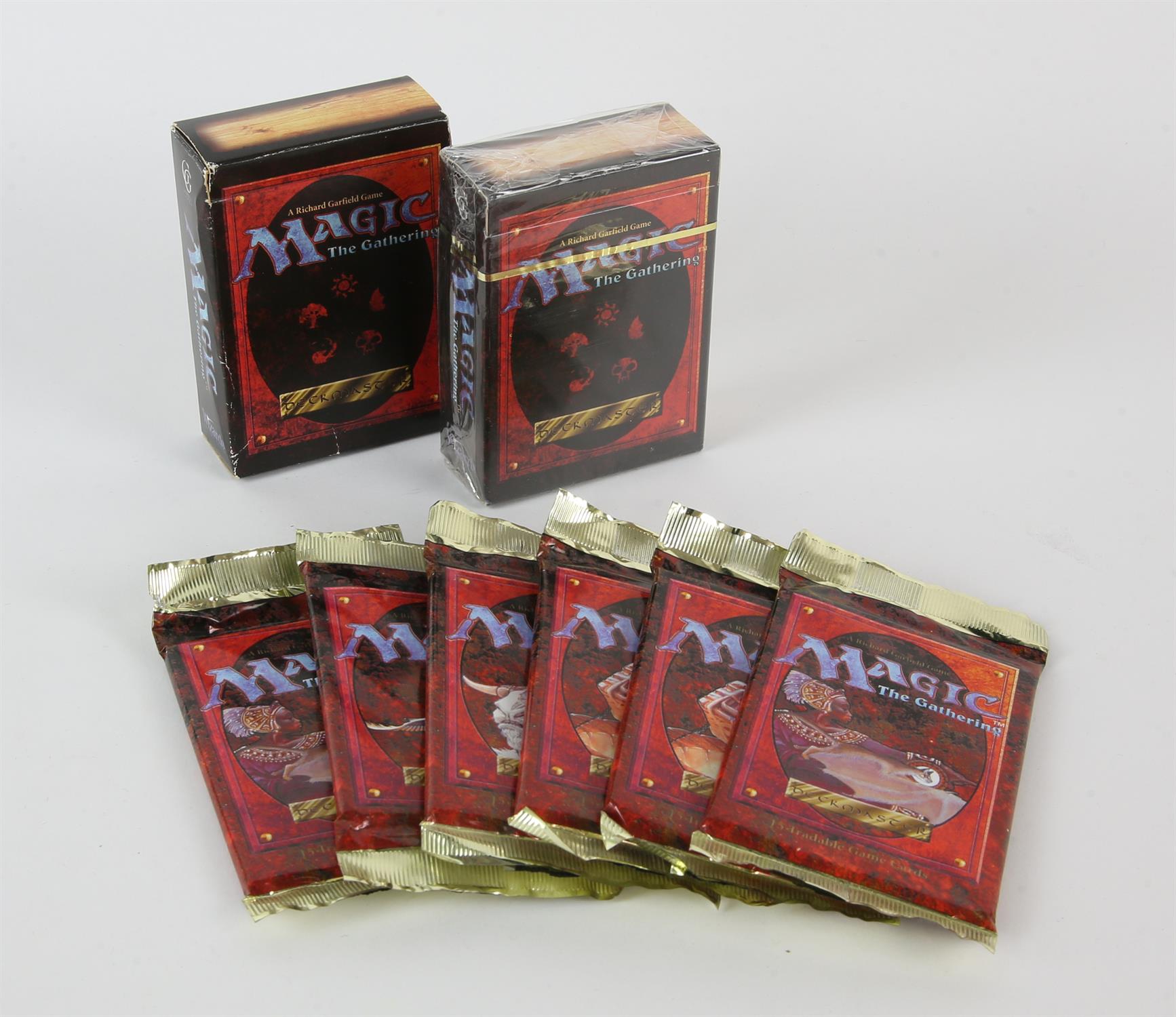 Magic the Gathering TCG. Six Magic The Gathering 4th Edition Sealed Booster Packs - One 4th edition