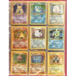 Pokémon TCG. Base Set Complete Set - This lot includes a full set of the English Unlimited release