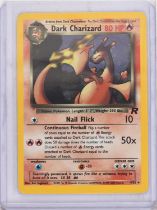 Pokemon TCG. Dark Charizard holographic 4/82 from the Team Rocket set. One of the most iconic and