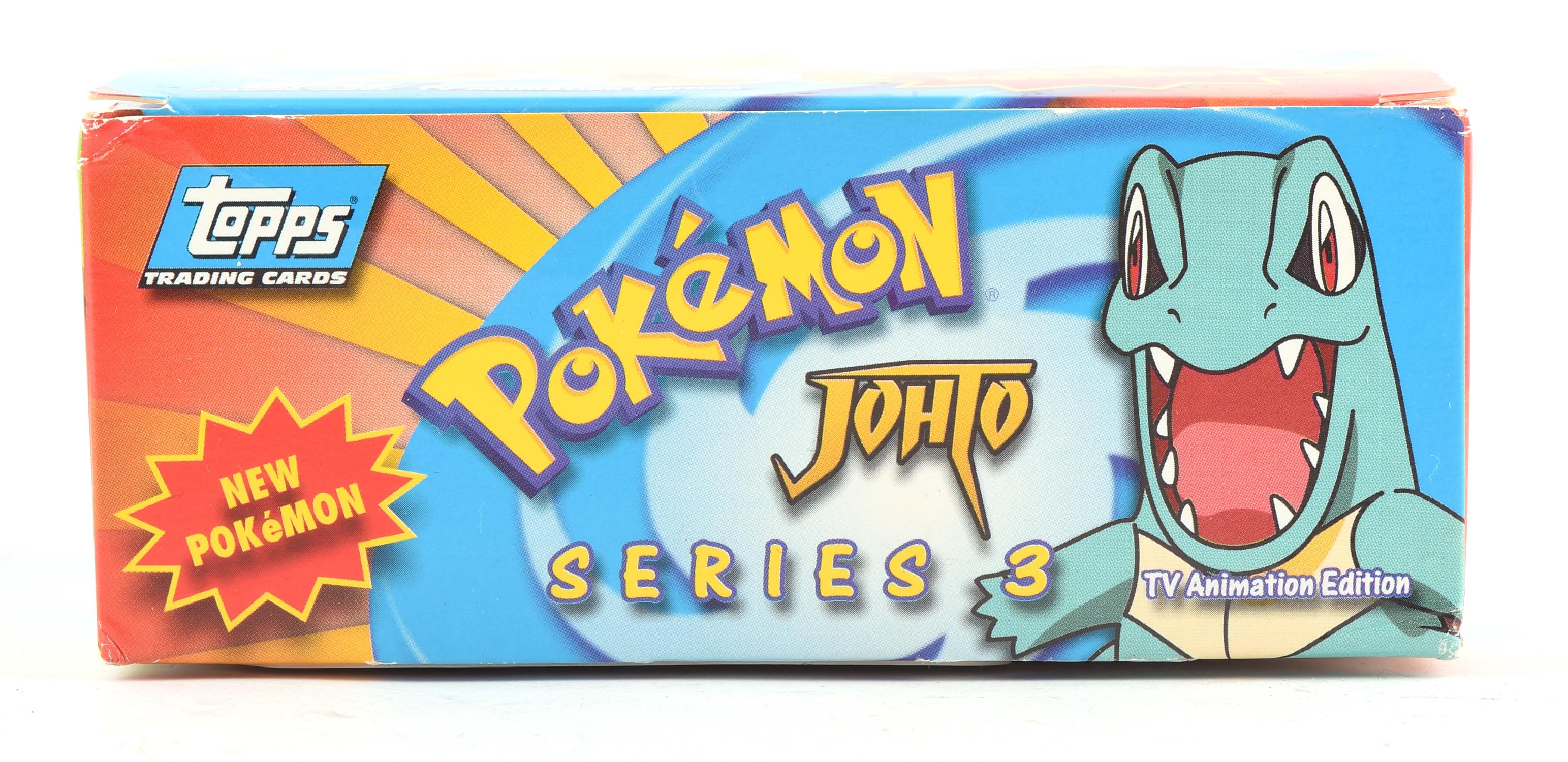 Pokemon TCG. Topps Johto series 3 opened booster box containing 24 sealed packs. Provenance: The - Image 2 of 9