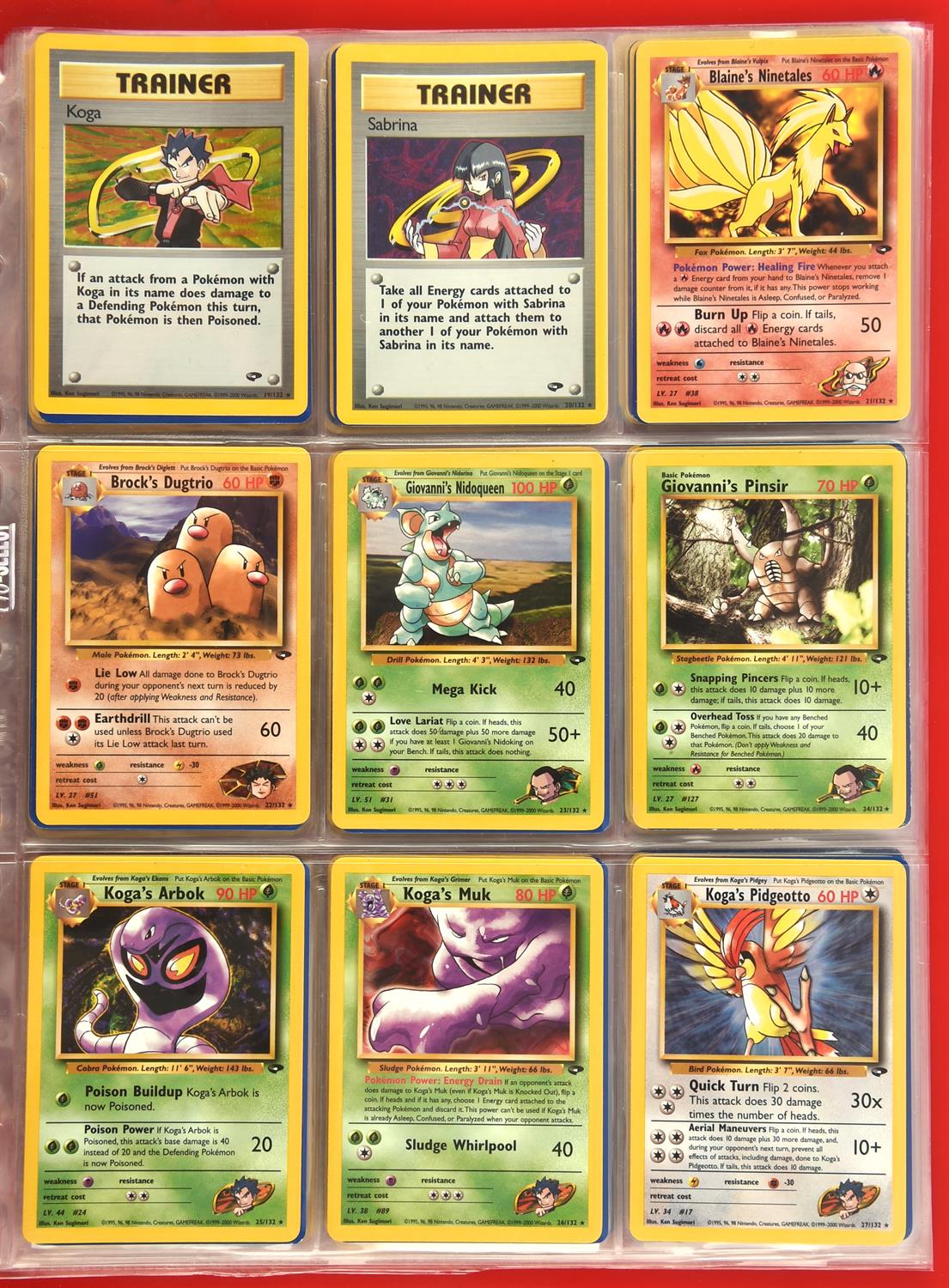 Pokemon TCG. Gym Challenge Near Complete Set 124/132 including 15 holos. - Image 2 of 15