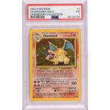 Pokemon TCG. Charizard Legendary collection Holo 3/110 graded PSA 7.