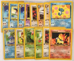 Pokemon TCG. Lot of approximately 100 non holo cards from early Wizard of the Coast sets.