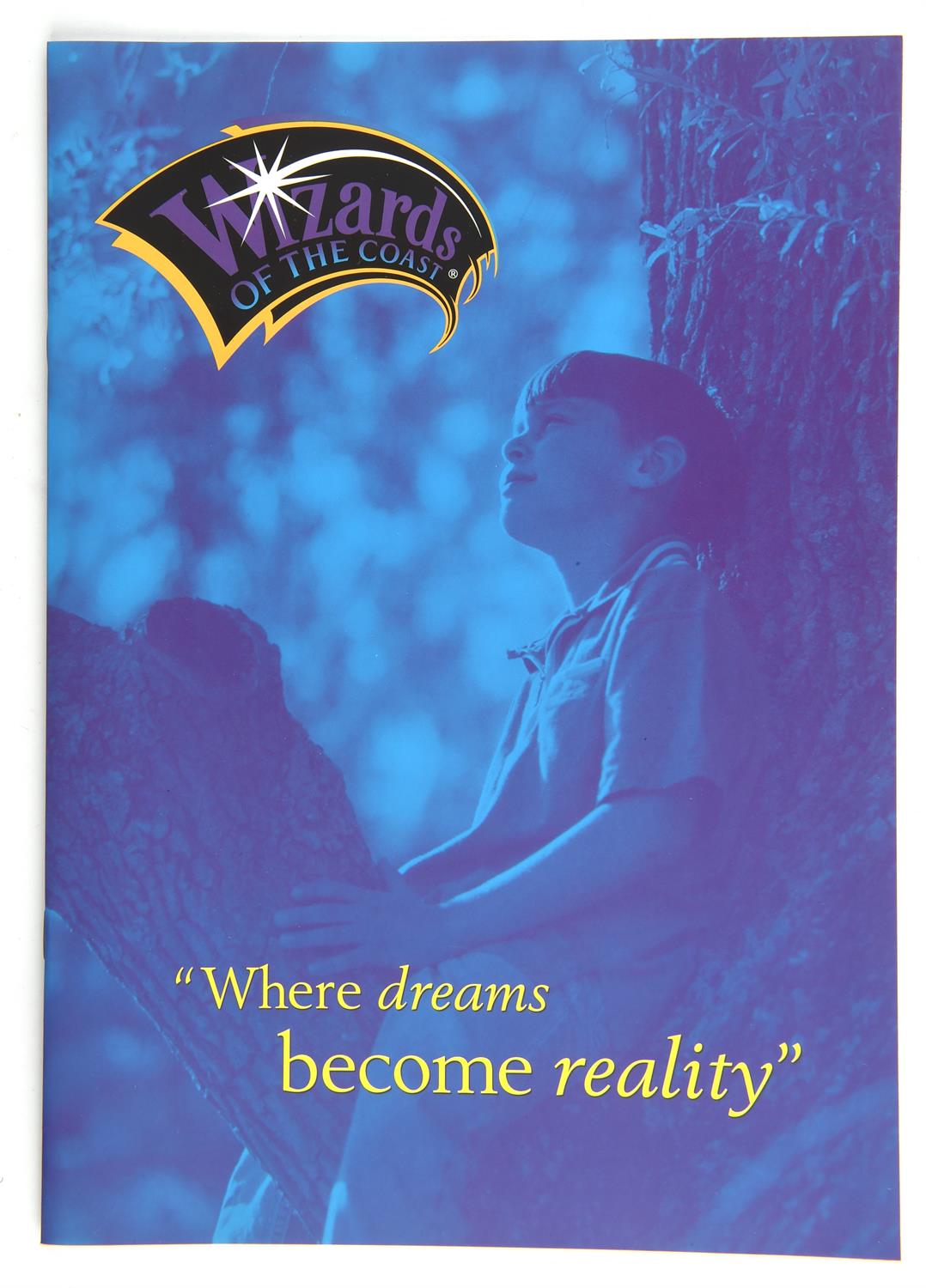 Original Wizards of the Coast Brochure and Pokemon TCG Bag. The brochure gives an insight to some