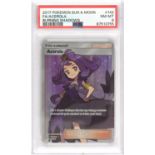 Pokemon TCG. Sun & Moon Acerola Burning Shadows Full Art 142/147 PSA 8.