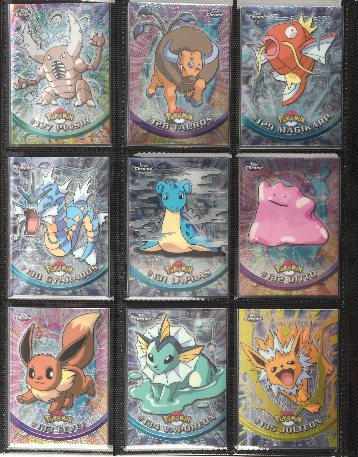 Pokemon TCG. Topps Chrome Trading Cards Series 1 & 2 complete base sets, all 151 original Pokemon - Image 8 of 18