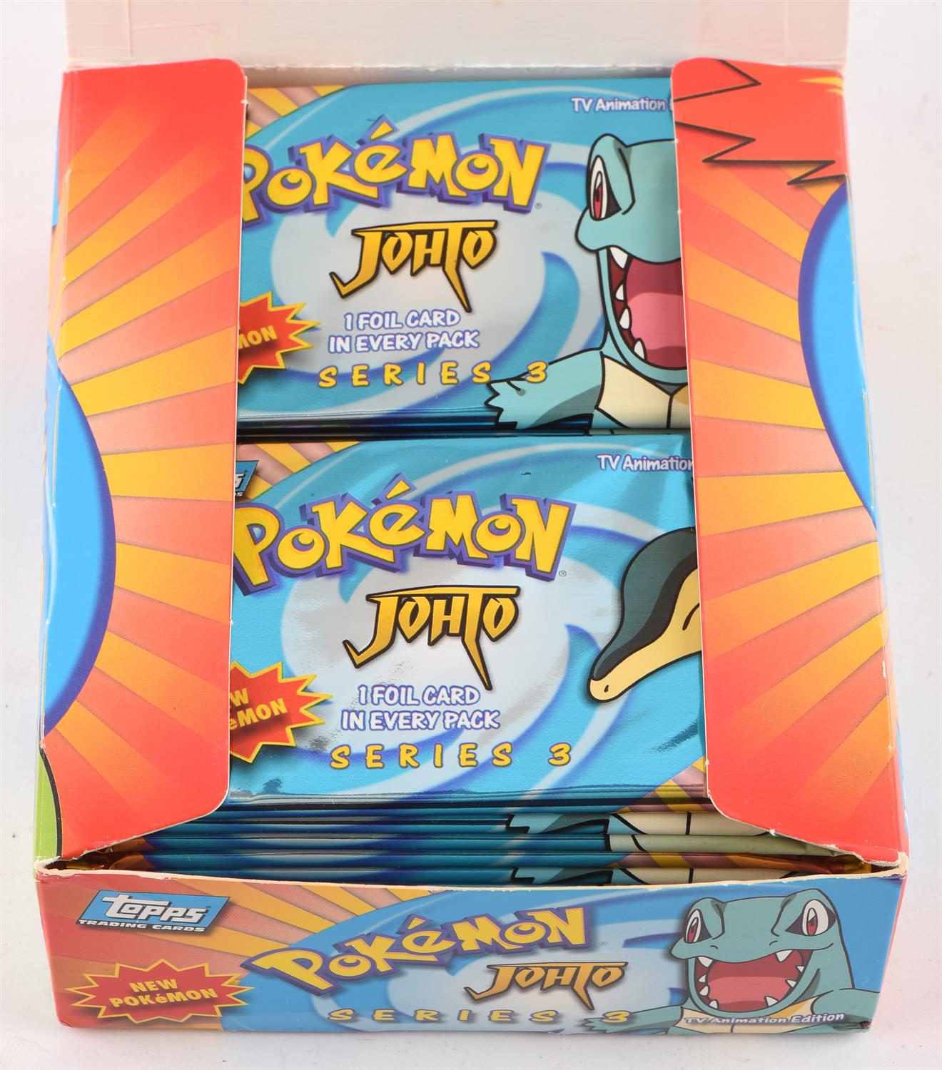 Pokemon TCG. Topps Johto series 3 opened booster box containing 24 sealed packs. Provenance: The - Image 4 of 9