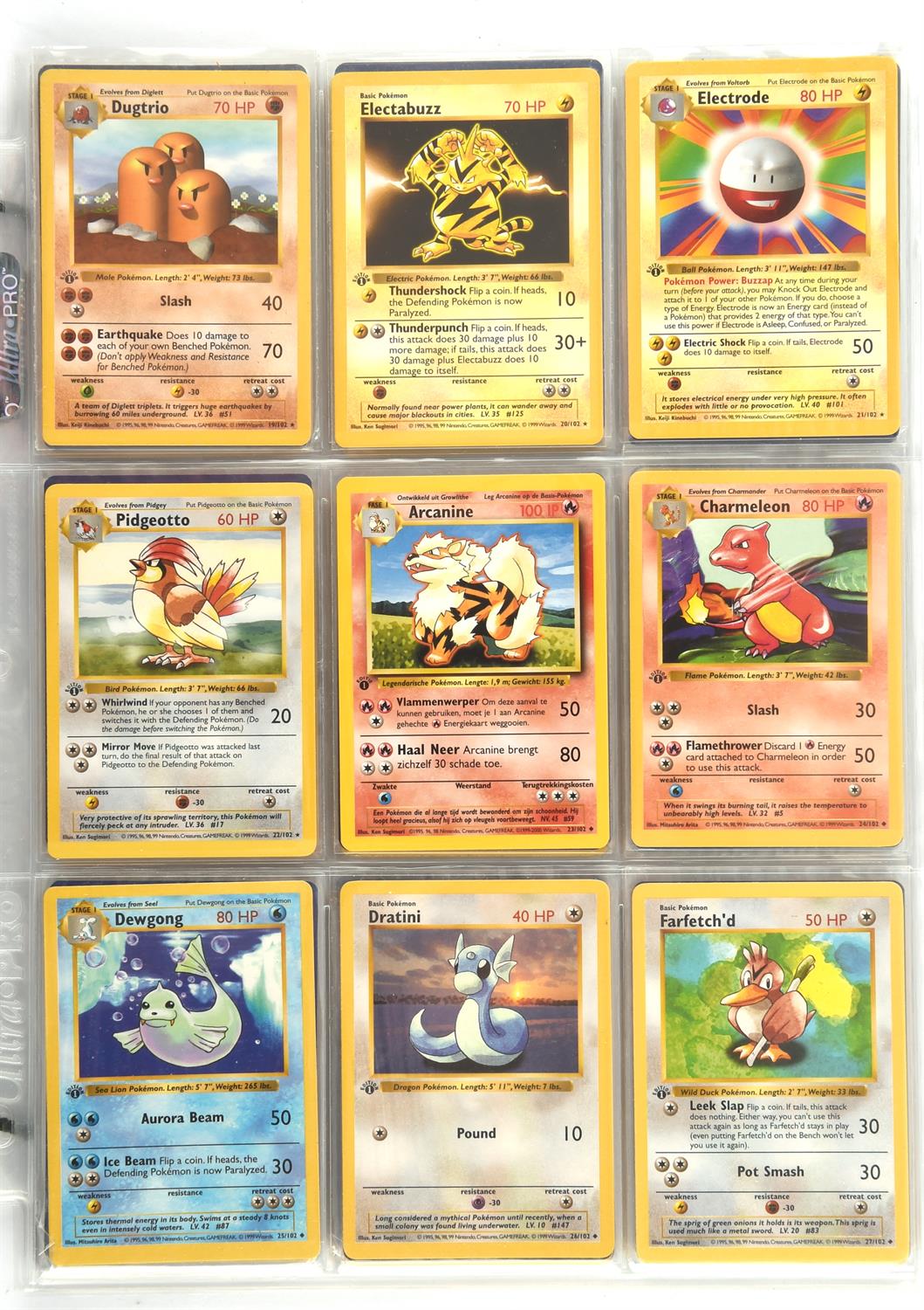 Pokemon TCG. Pokemon 1st edition Base Set Complete 102/102 cards. Includes the iconic 1st edition - Image 3 of 20