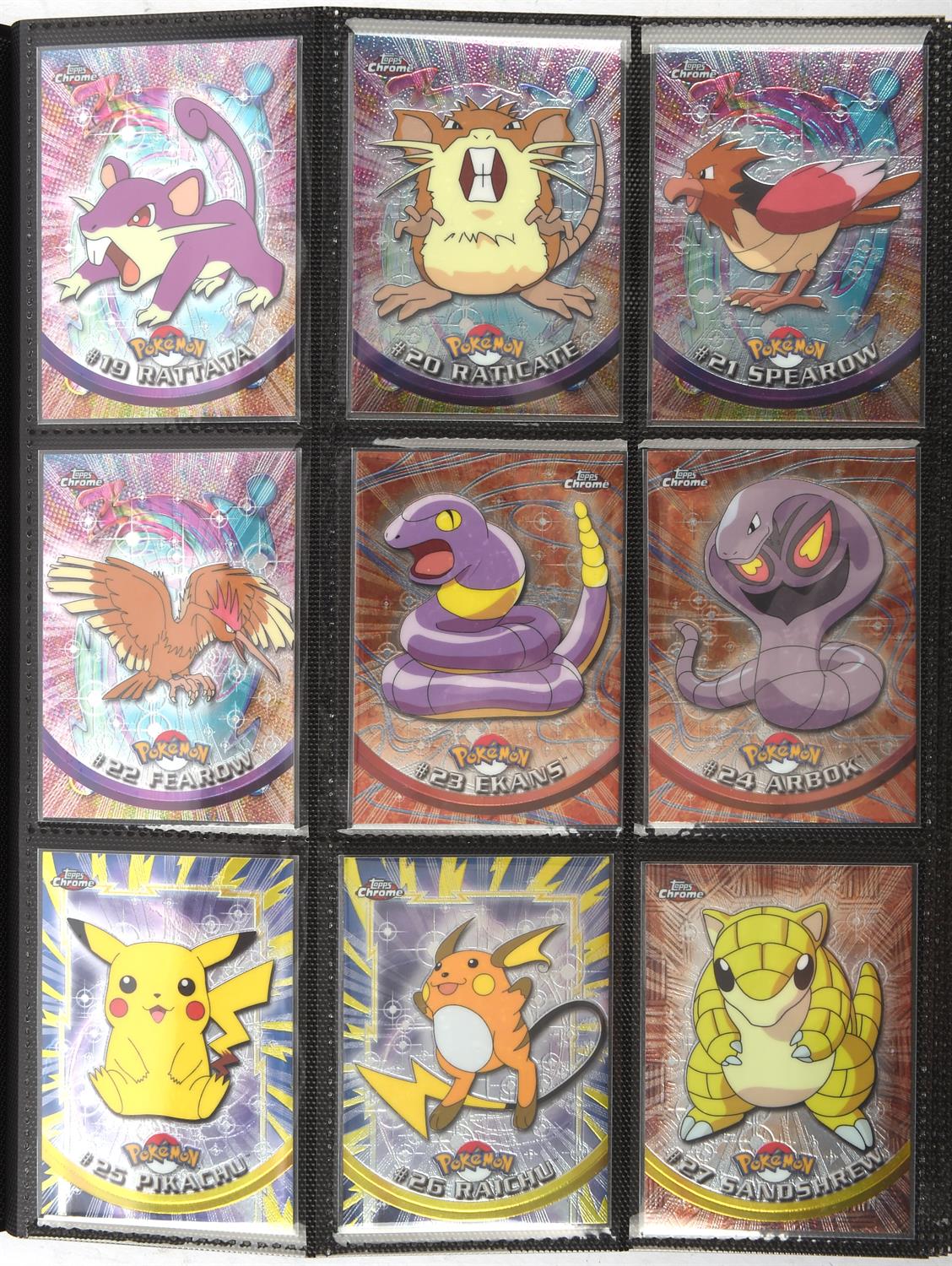 Pokemon TCG. Topps Chrome Trading Cards Series 1 & 2 complete base sets, all 151 original Pokemon - Image 2 of 18