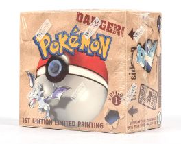 Pokemon TCG. Pokemon Fossil 1st edition sealed booster box. Fossil is the name given to the third