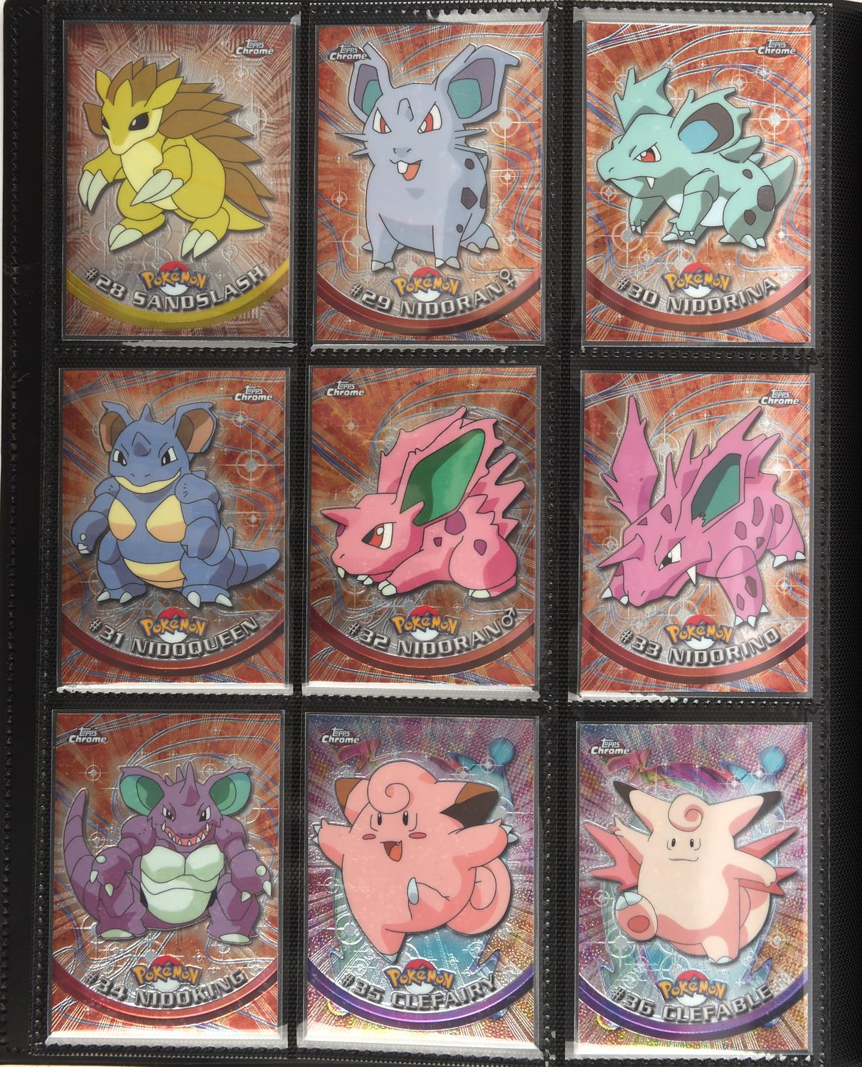 Pokemon TCG. Topps Chrome Trading Cards Series 1 & 2 complete base sets, all 151 original Pokemon - Image 17 of 18