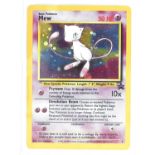Pokemon TCG. Wizards of the Coast Black Star Mew Promo Holo 9. This item is from the collection of