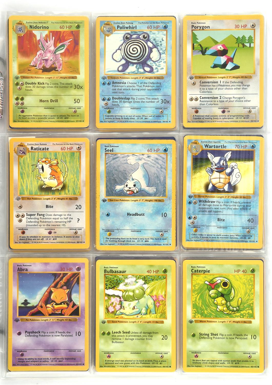 Pokemon TCG. Pokemon 1st edition Base Set Complete 102/102 cards. Includes the iconic 1st edition - Image 4 of 20