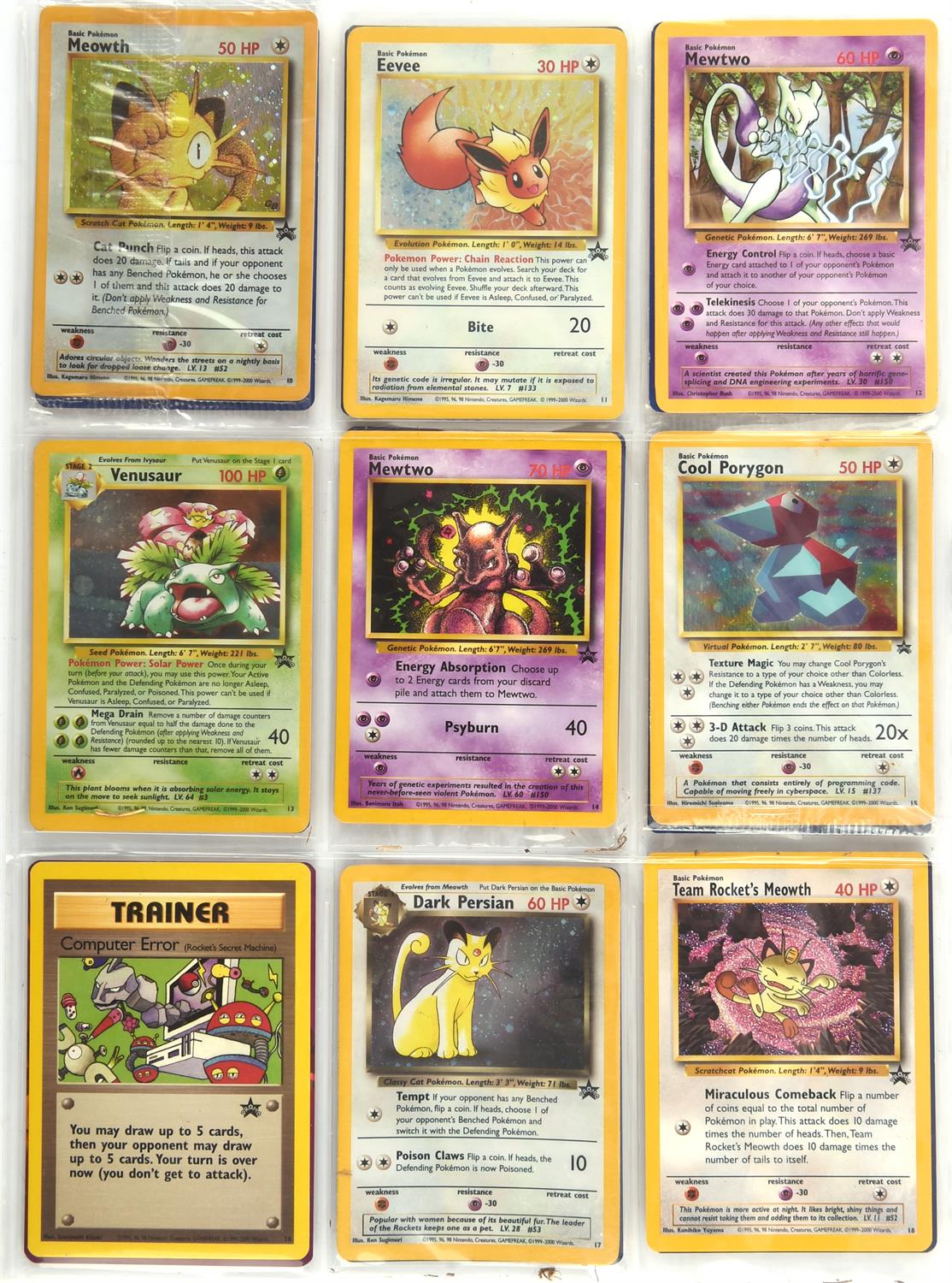 Pokemon TCG. Wizards of the Coast part complete Black Star Promo Set. 38 cards and Ancient Mew no - Image 2 of 6