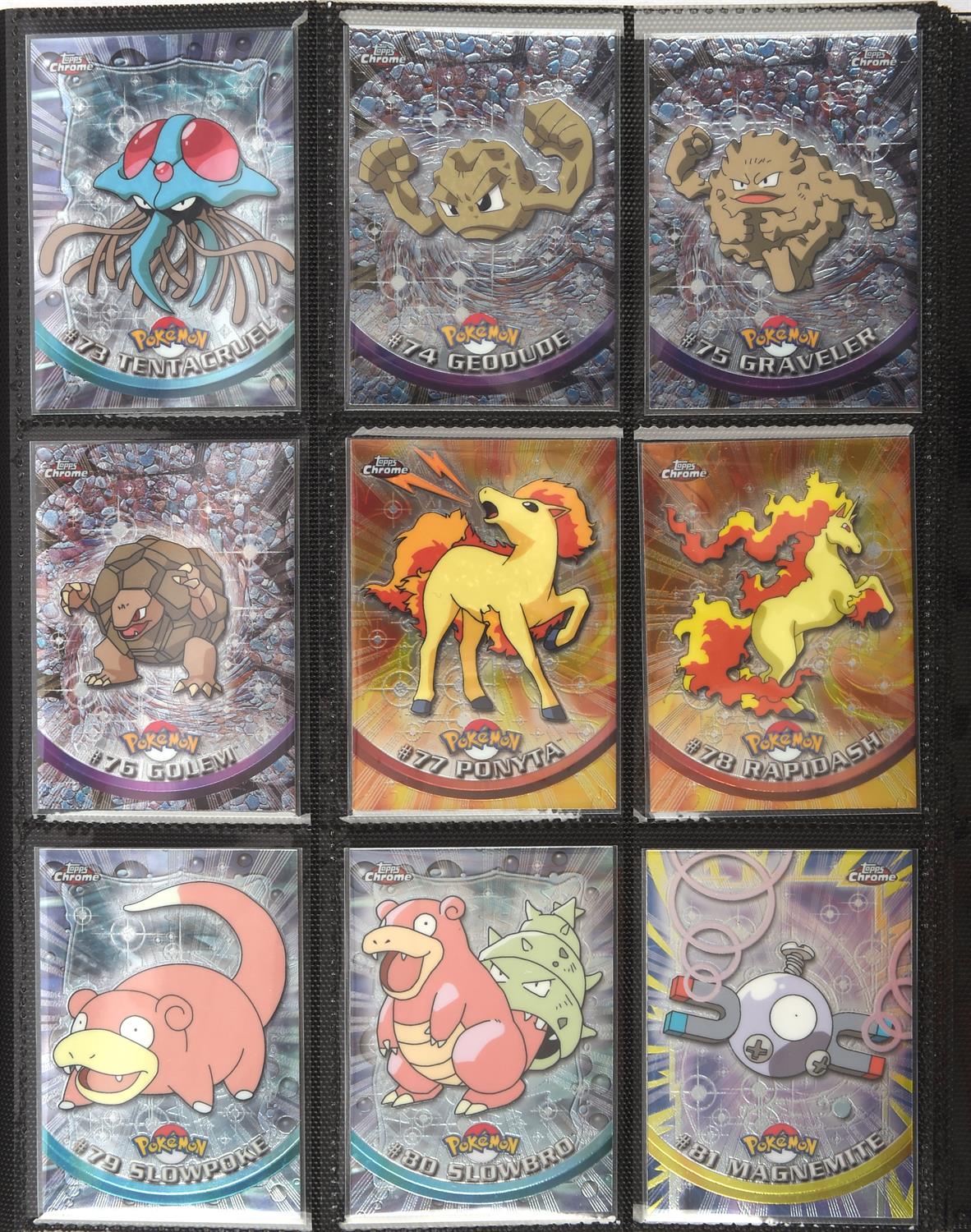 Pokemon TCG. Topps Chrome Trading Cards Series 1 & 2 complete base sets, all 151 original Pokemon - Image 5 of 18