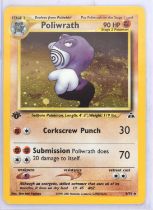 Pokemon TCG. Poliwrath 1st edition Neo Discovery Holo 9/75.