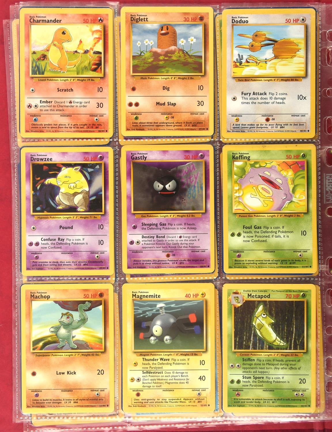Pokémon TCG. Base Set Complete Set - This lot includes a full set of the English Unlimited release - Bild 9 aus 11