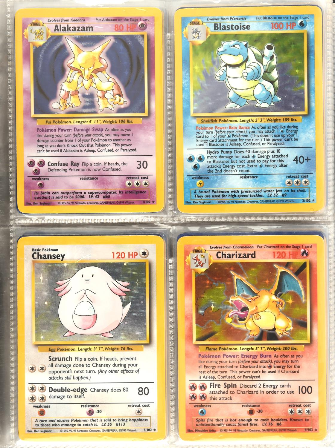 Pokemon TCG. Base Set Complete Set - This lot includes a full set of the English release of the