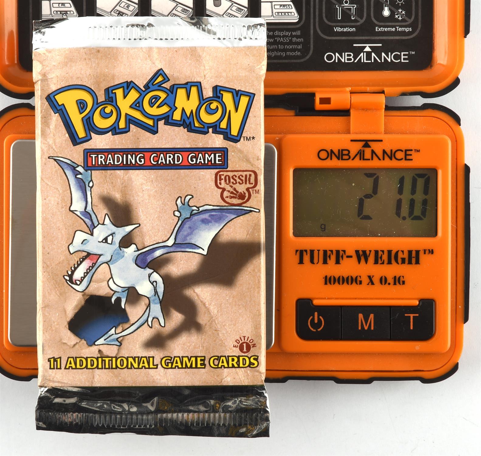 Pokemon TCG. Pokémon Fossil 1st edition sealed Booster Pack, 21g. This item is from the collection - Image 3 of 3