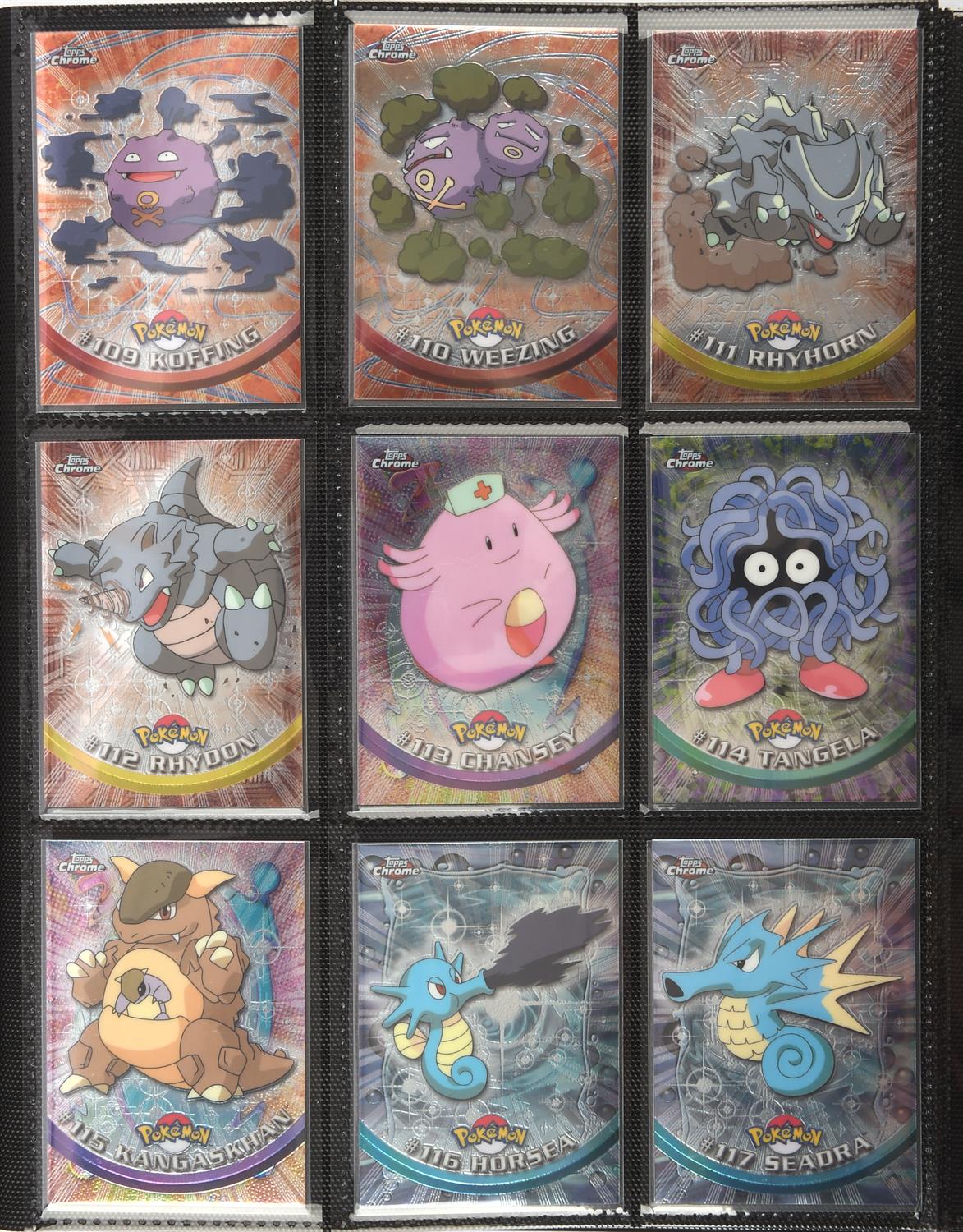 Pokemon TCG. Topps Chrome Trading Cards Series 1 & 2 complete base sets, all 151 original Pokemon - Image 7 of 18