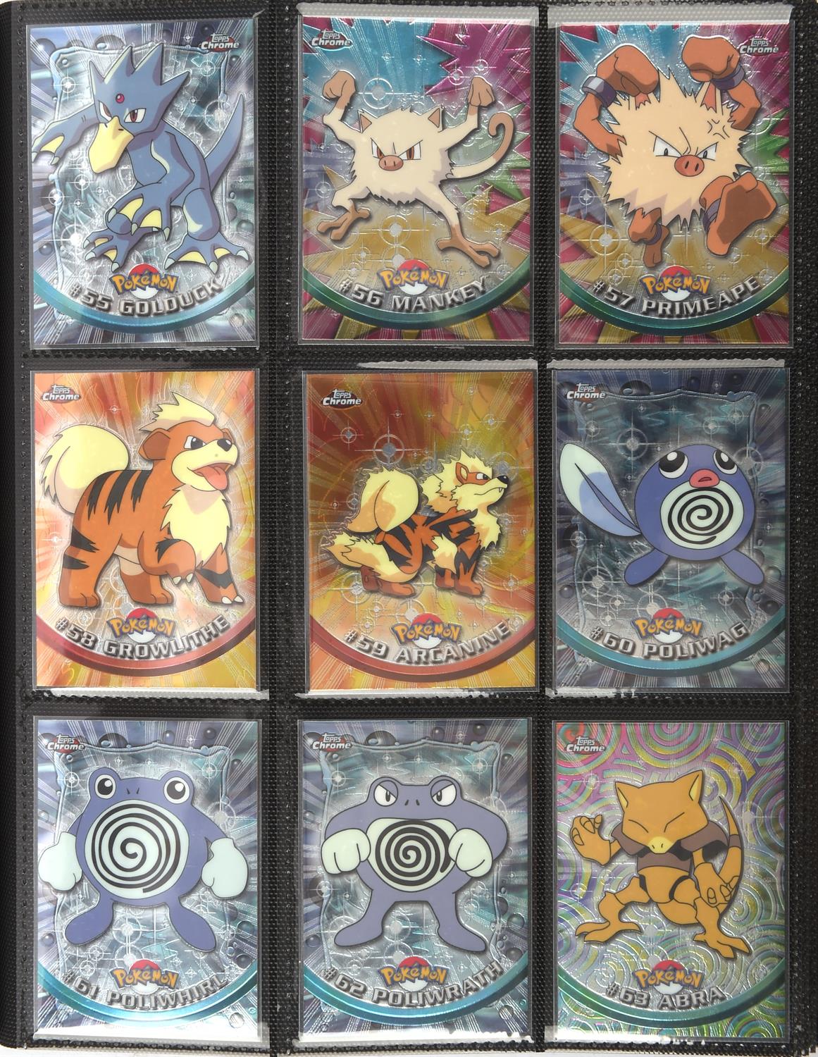 Pokemon TCG. Topps Chrome Trading Cards Series 1 & 2 complete base sets, all 151 original Pokemon - Image 4 of 18