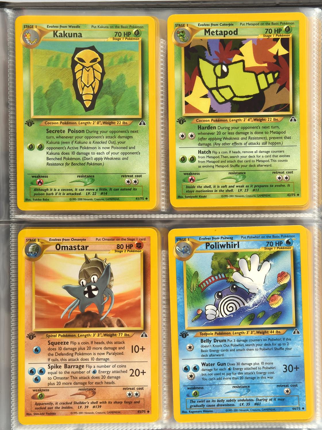 Pokemon TCG. 1st edition Neo Discovery complete uncommon and common set, numbers 37-75. - Image 2 of 11