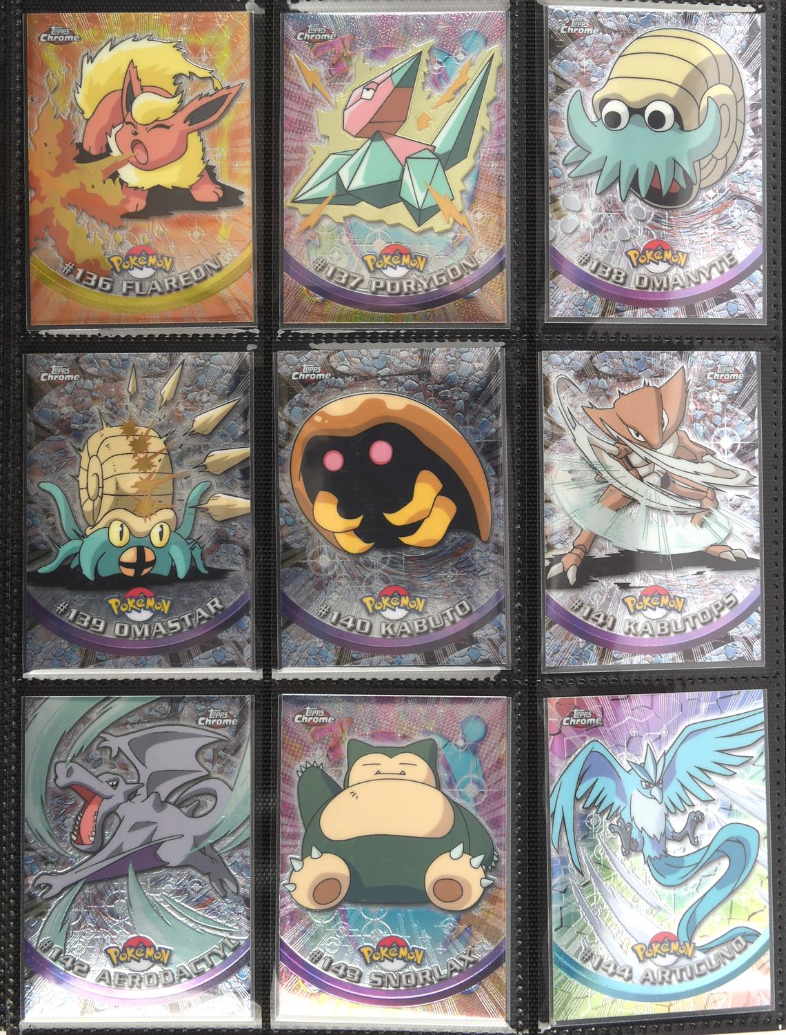 Pokemon TCG. Topps Chrome Trading Cards Series 1 & 2 complete base sets, all 151 original Pokemon - Image 10 of 18