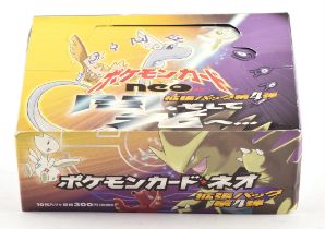 Pokemon TCG. Japanese Darkness, and to Light (Neo Destiny). 2001 opened booster box containing 30