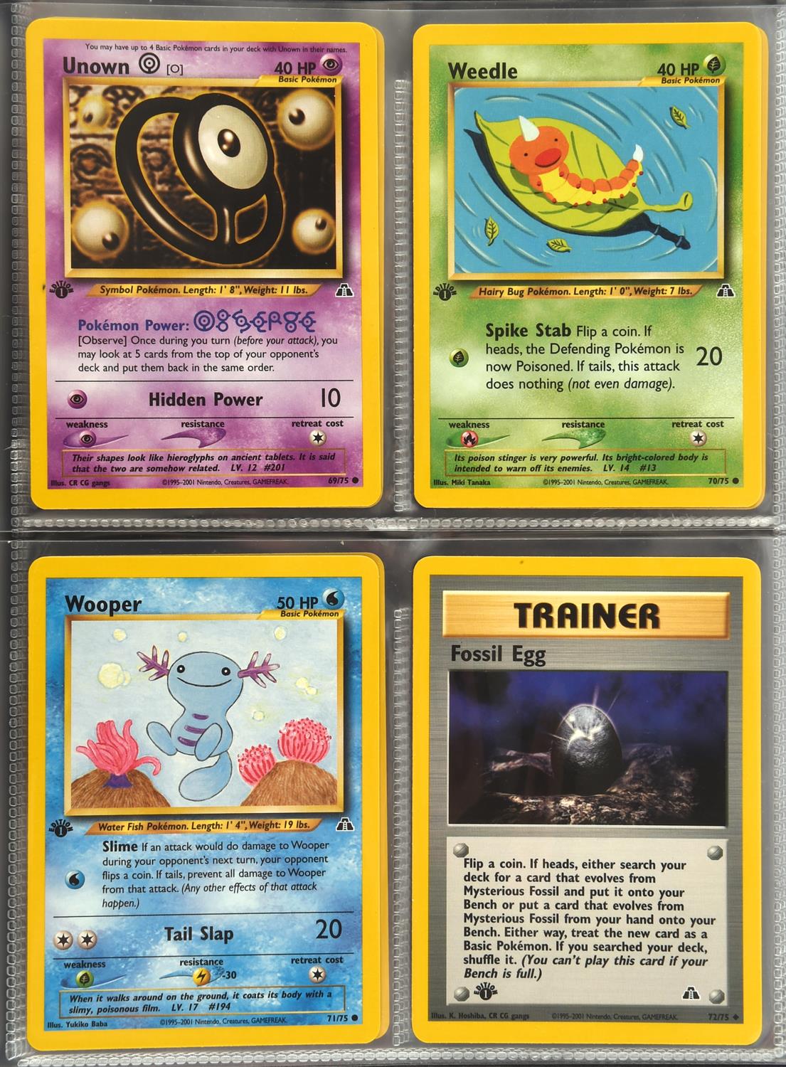 Pokemon TCG. 1st edition Neo Discovery complete uncommon and common set, numbers 37-75. - Image 9 of 11