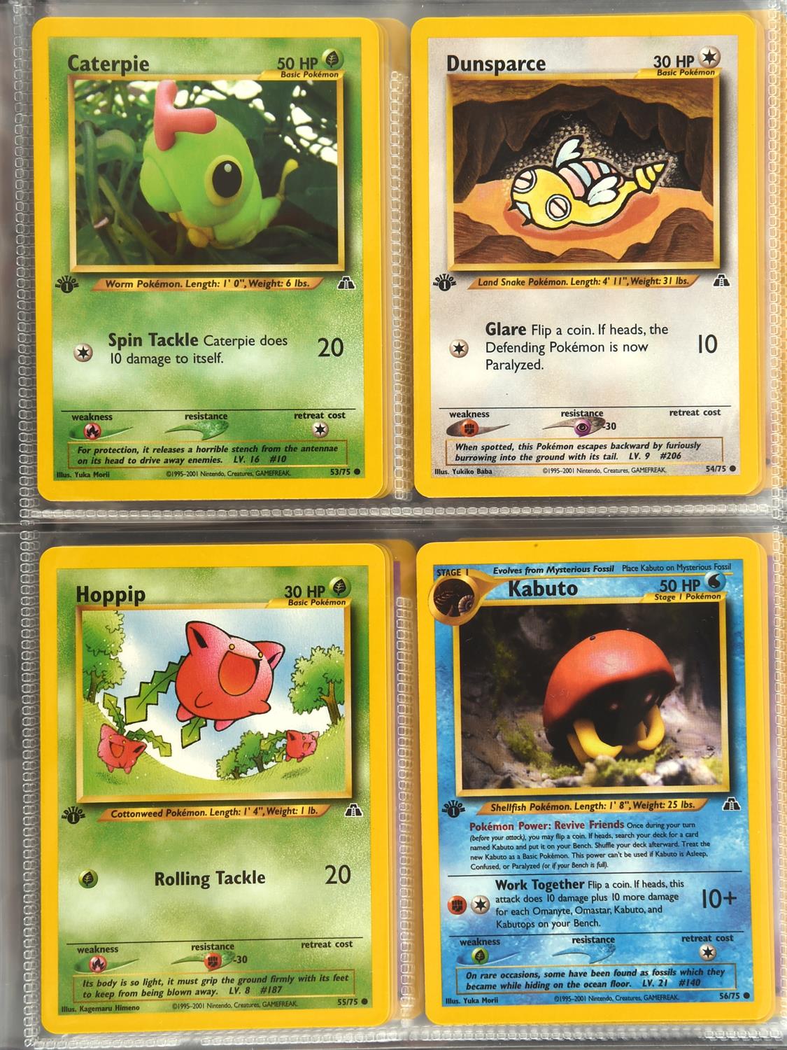 Pokemon TCG. 1st edition Neo Discovery complete uncommon and common set, numbers 37-75. - Image 5 of 11