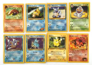 Pokemon TCG. Lot of 9 Pokemon WOTC Prerelease and W Stamp Promos including fan favourite Pikachu.