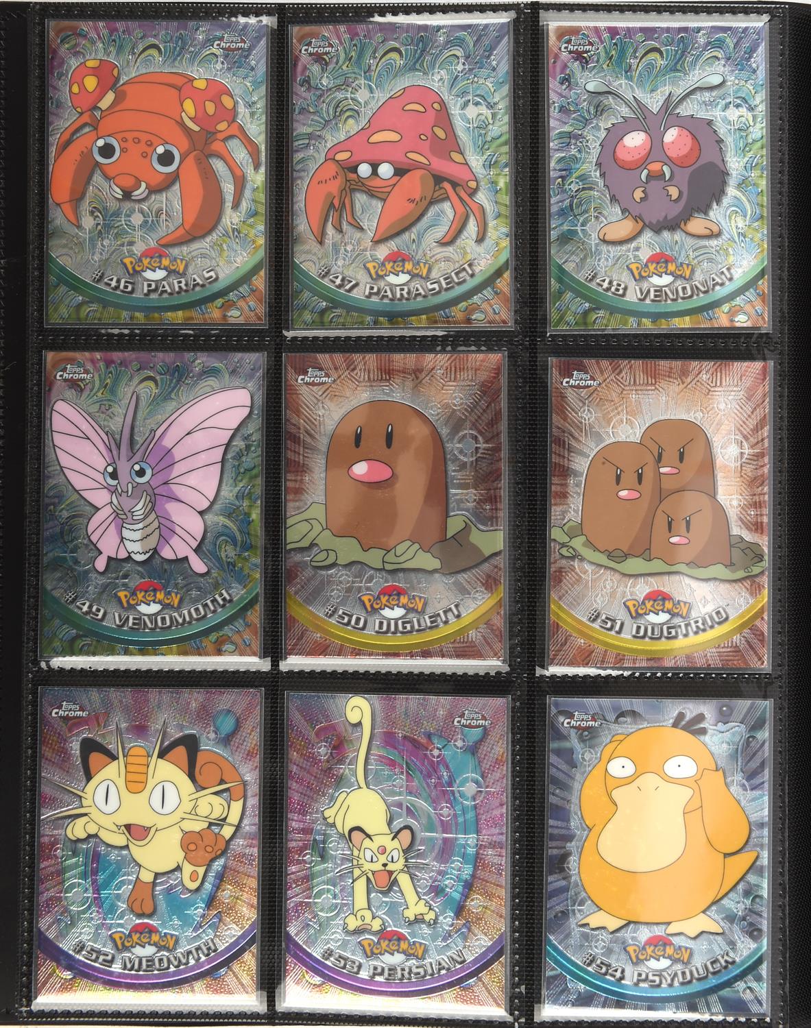 Pokemon TCG. Topps Chrome Trading Cards Series 1 & 2 complete base sets, all 151 original Pokemon - Image 16 of 18