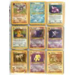 Pokemon TCG. Pokemon Fossil Unlimited Complete Set 62/62, includes popular cards like Dragonite,