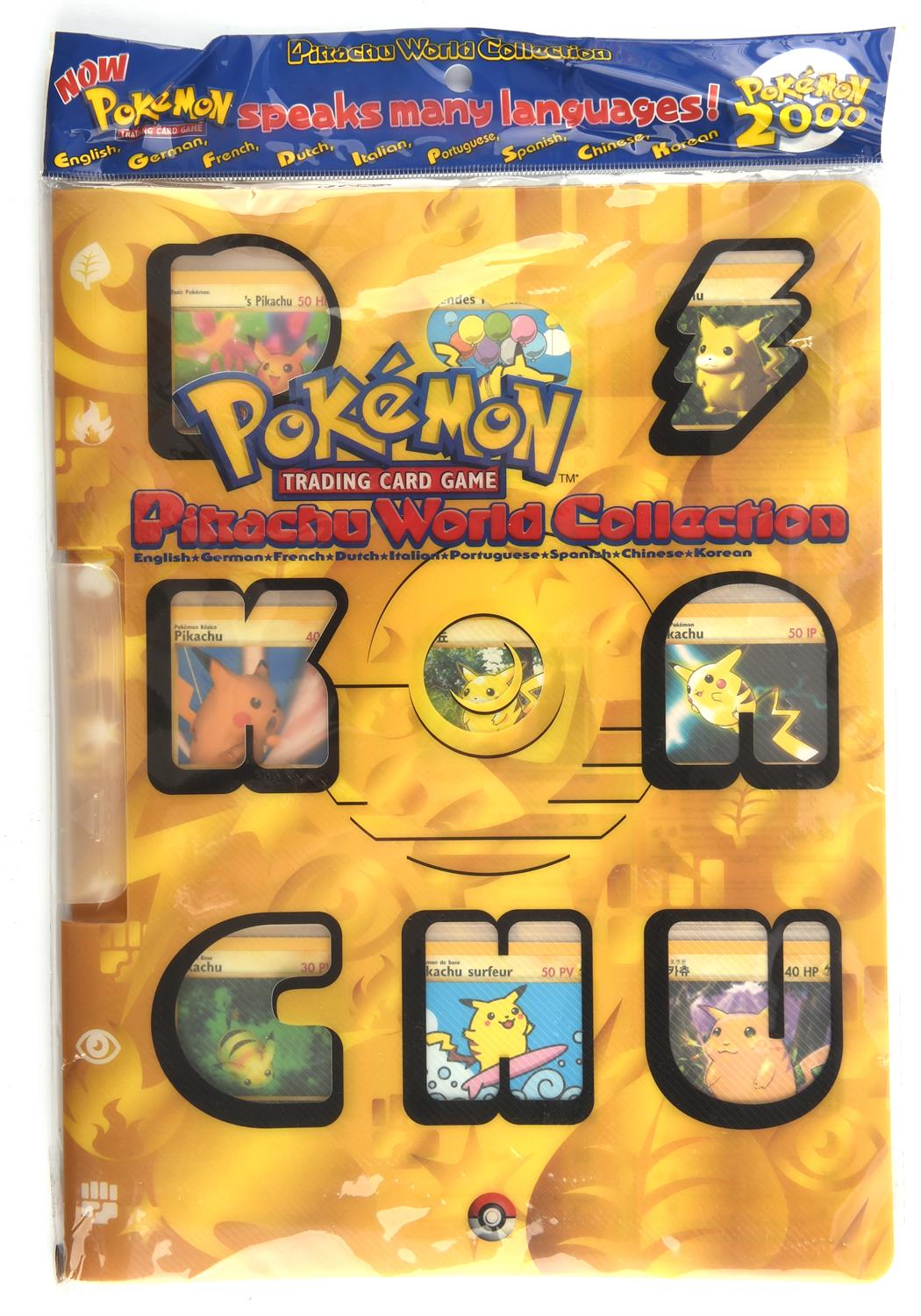 Pokemon TCG. Pikachu World Collection Binder Sealed. This item is from the collection of the former