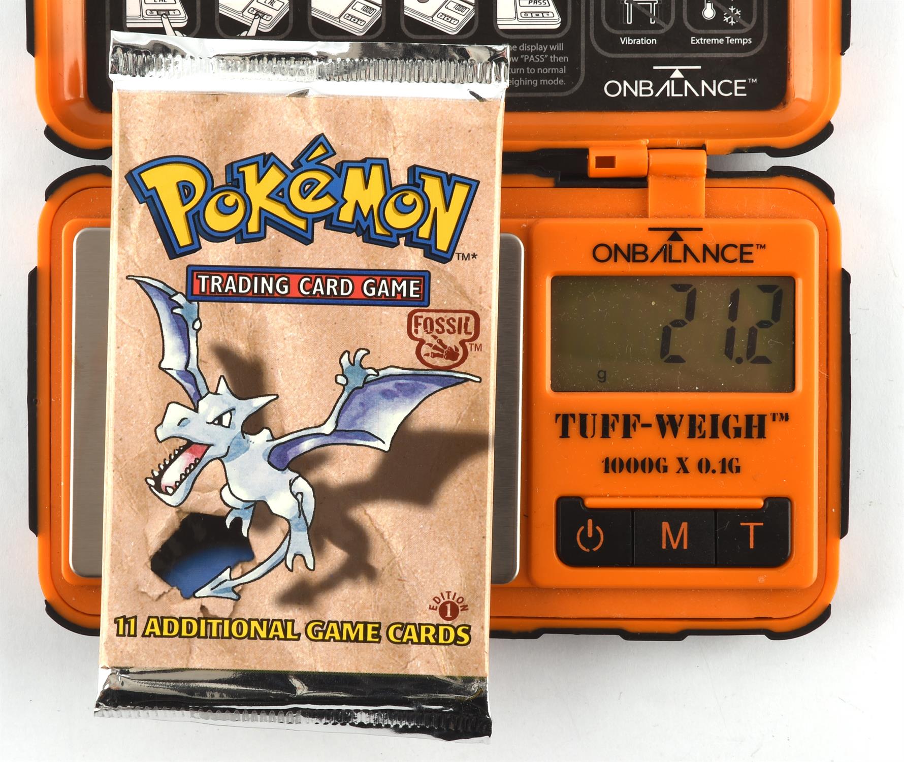 Pokemon TCG. Pokémon Fossil 1st edition sealed Booster Pack, 21.2g. This item is from the - Image 3 of 3