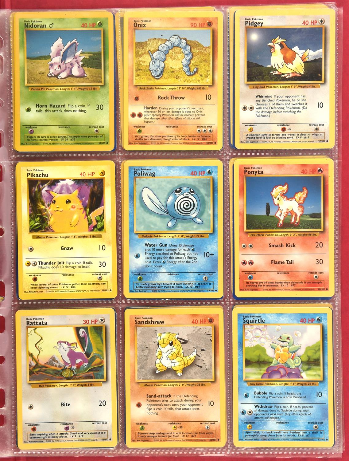 Pokémon TCG. Base Set Complete Set - This lot includes a full set of the English Unlimited release - Bild 4 aus 11
